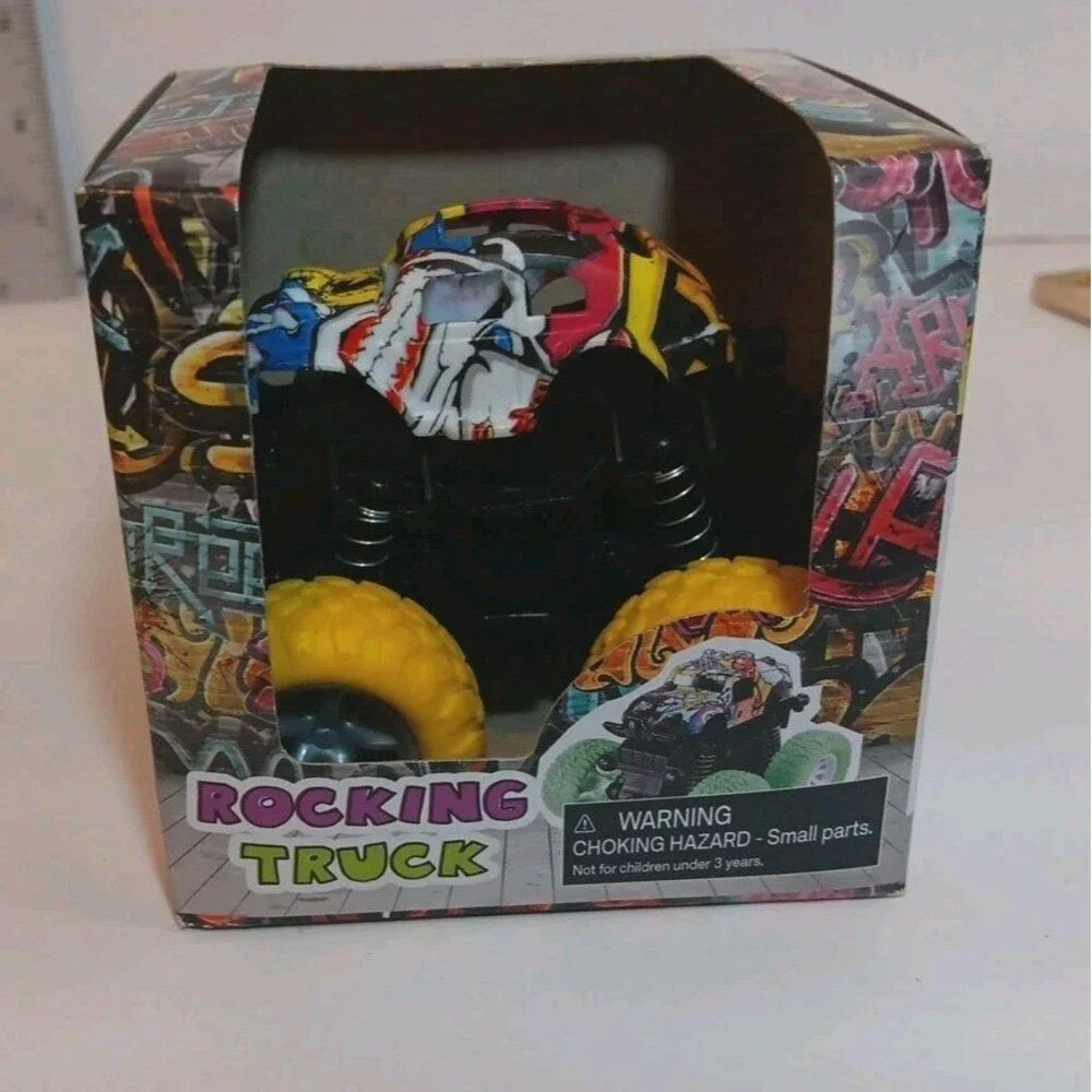 Key Craft Toys Rocking Truck  Off Road Monster Truck Lot Of 4